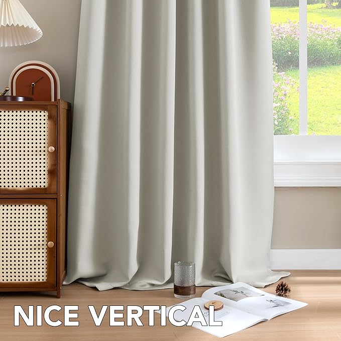 H.VERSAILTEX Blackout Curtains Thermal Insulated Window Treatment Panels Room - Image 8