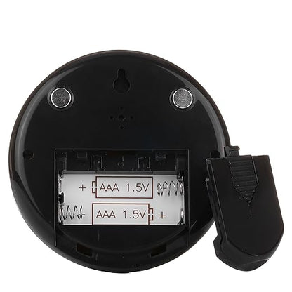 Digital Thermometer Hygrometer Clock, Temperature Humidity Monitor Alarm Clock - Image 5