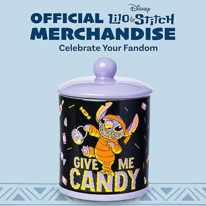 Silver Buffalo Disney Lilo and Stitch Halloween Mummy Give Me Candy Ceramic - Image 6