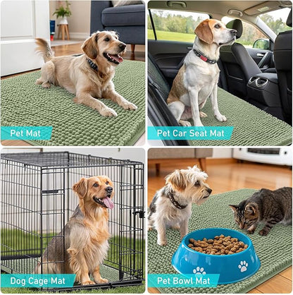 OLANLY Dog Door Mat for Muddy Paws 59x32, Absorbs Moisture and Dirt, Absorbent - Image 7