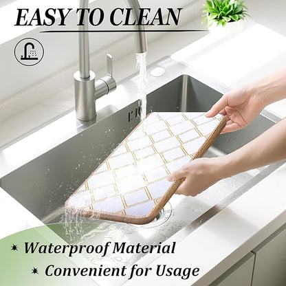 Kitchen Shelf Liner Non Slip 20 Inch X 20 Ft Cabinet Liners - Image 4