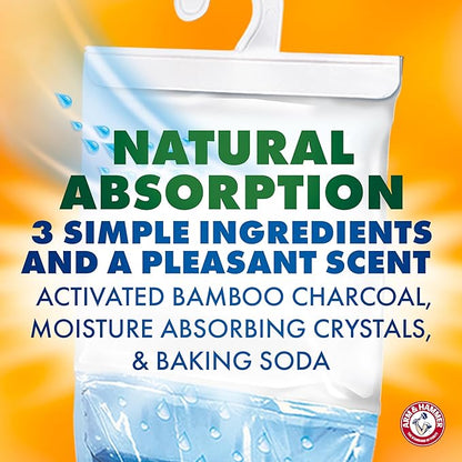 Arm & Hammer Essentials Hanging Moisture Absorber and Odor Eliminator, 17.5 oz. - Image 5