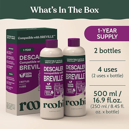 Breville Compatible Descaling Solution. Specially Formulated to Clean & Descale - Image 4