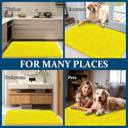 OLANLY Dog Door Mat for Muddy Paws 44x24, Absorbs Moisture and Dirt, Absorbent - Image 8