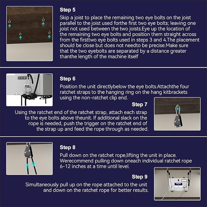 BaseAire Dehumidifier Hanging Kit - Image 6