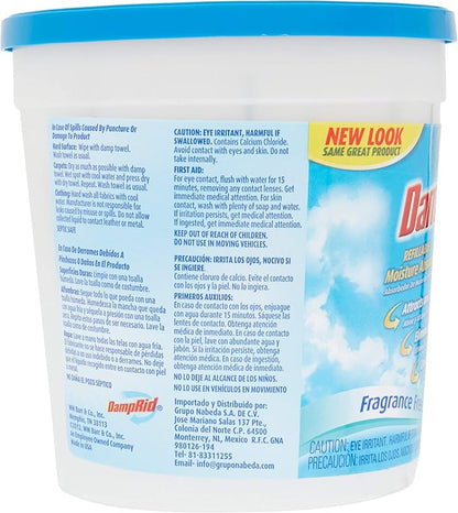 DampRid Refillable Moisture Absorber, Fragrance Free, 10.5 Ounce - Image 3