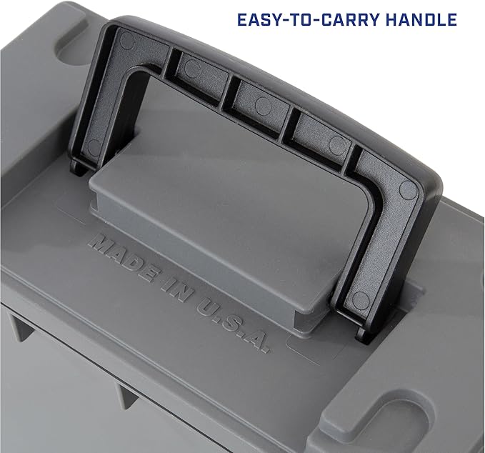 Sheffield 12628 Ammo Storage Box, Stackable .30 Cal Field Boxes, Water and Dust - Image 8