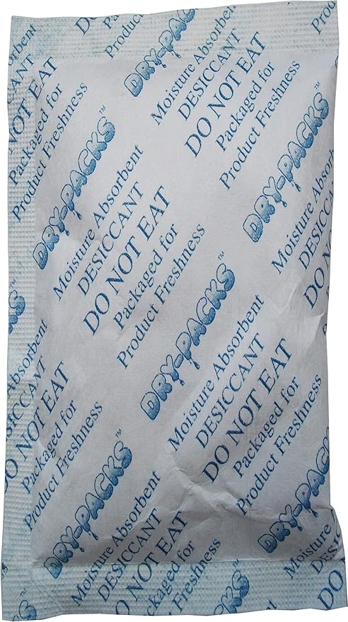 Silica Gel Desiccants 2-1/4 x 1 1/2 Inches by DryPacks
