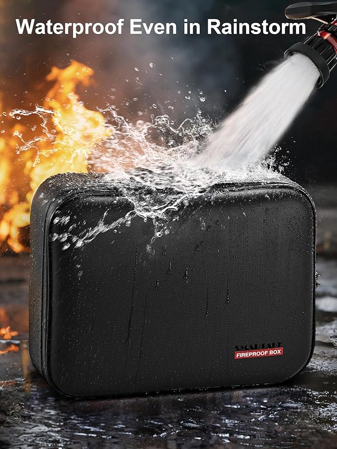 SMARTAKE Fireproof Document Box - Image 3
