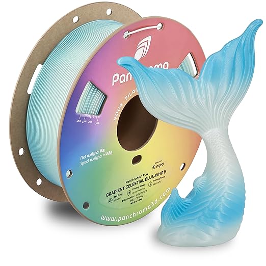 Polymaker Panchroma Gradient Celestial PLA Blue-White 3D Printing Filament by Polymaker