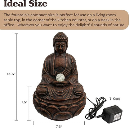 Pure Garden Indoor Tabletop Water Fountain - Image 3