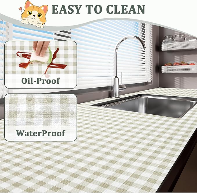 Shelf Liner for Kitchen Cabinets 18" x 240" Non-Adhesive Non-Slip Drawer Liners - Image 3