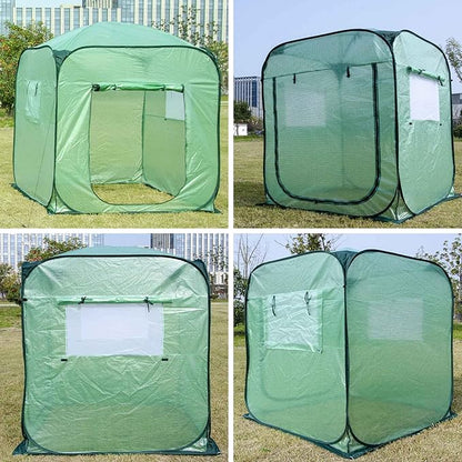 Porayhut Pop Up Greenhouse Tent, Portable X-Large Walk-in Flower House - Image 9