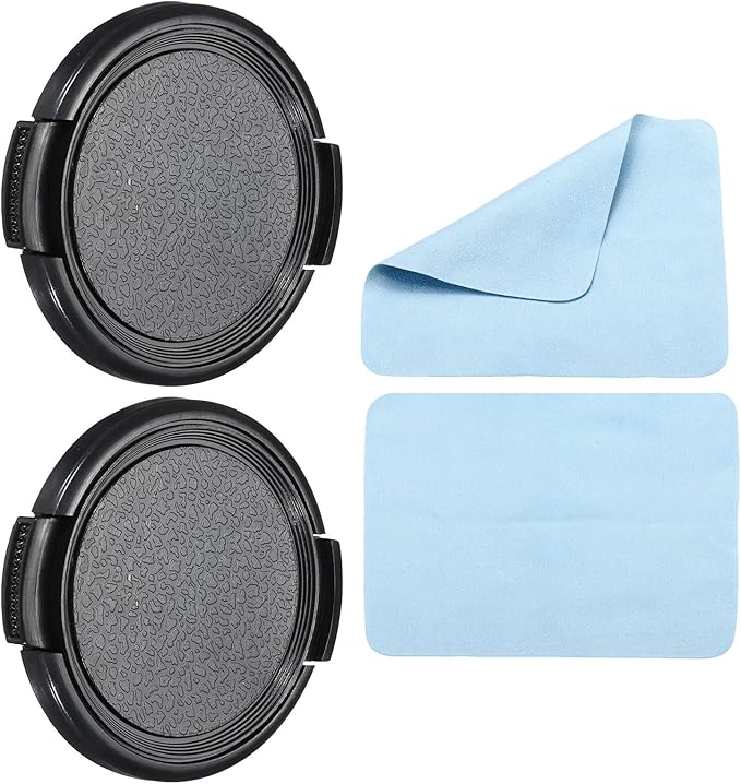 PATIKIL Camera Lens Cap, 2 Pack Sides Pinch Front Lens Cover by PATIKIL