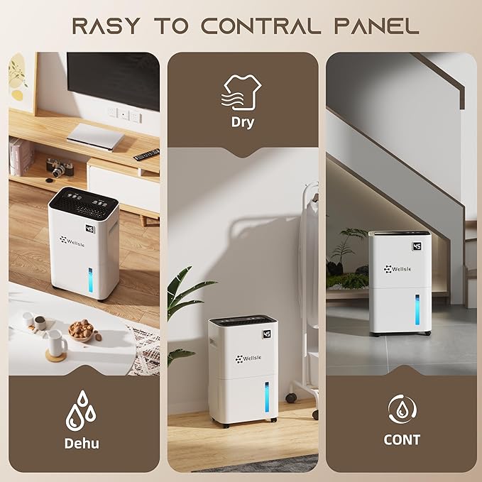 50 Pint Dehumidifier for Home, Basement - Image 3