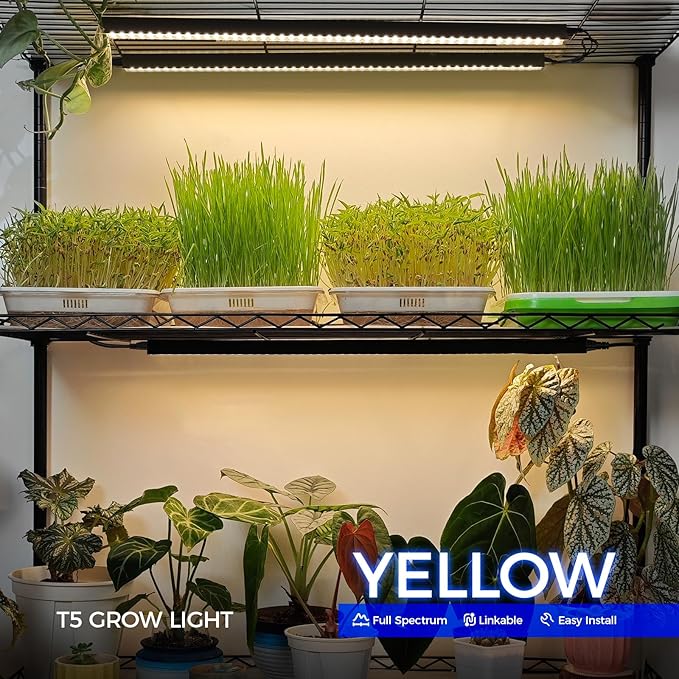 Barrina T5 Grow Lights for Indoor Plants, 2FT 40W Magnetic Installation - Image 3