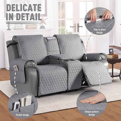TAOCOCO 100% Waterproof Loveseat Recliner Couch Sofa Covers - Image 6