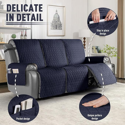 TAOCOCO 100% Waterproof Recliner Cover, Non-Slip Washable Reclining Couch Cover - Image 6
