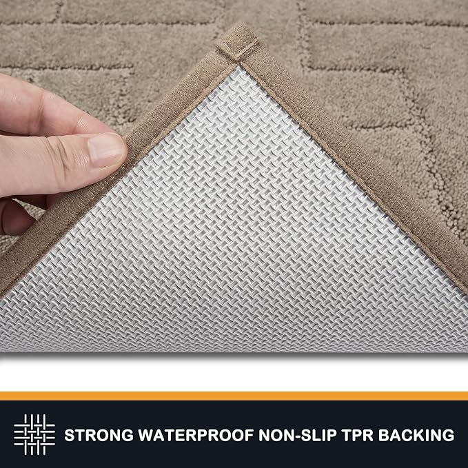 PURRUGS Dirt Trapping Door Mat 36" x 36", Non-Slip Machine Washable Entry Rug - Image 4