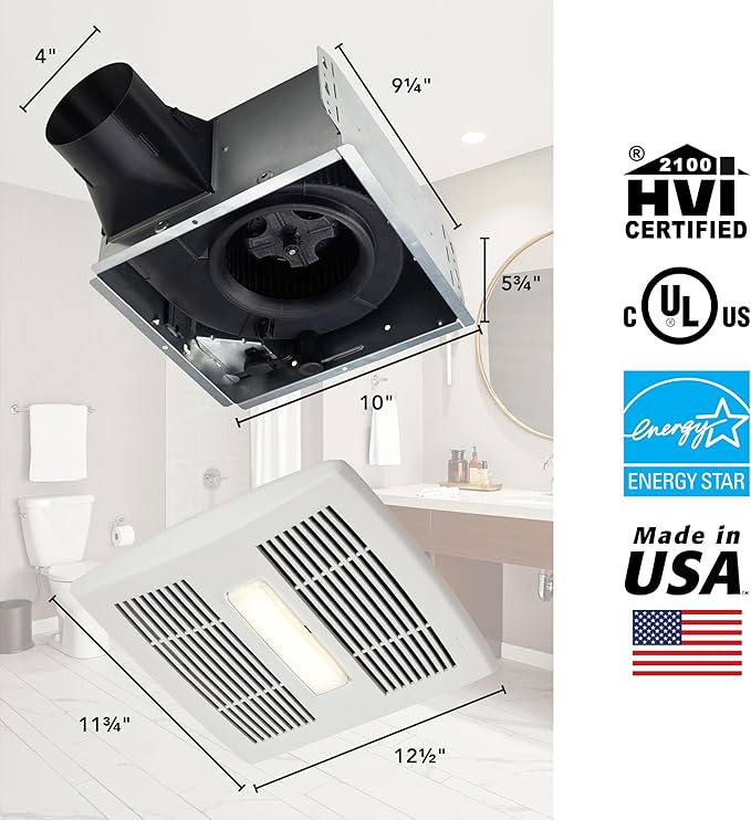 Broan-NuTone Bathroom Exhaust Fan - Image 5