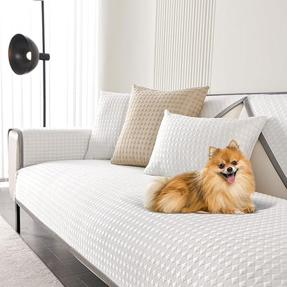 OTOB Cooling Dog Couch Cover Ice Silk Fiber, Washable & Non Slip Sofa by OTOB