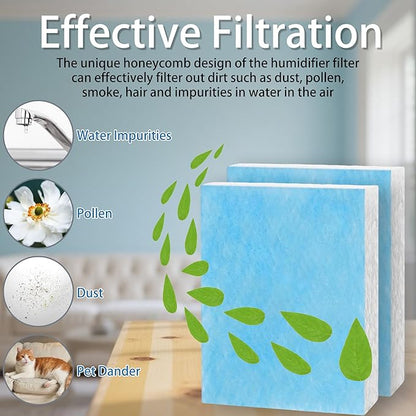 4 Pack HFT600 Humidifier Wick Filter T | Compatible - Image 5