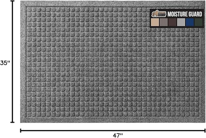 GORILLA GRIP Front Door Mat, Indoor Outdoor Ultra Absorbent HydroAbsorb Doormat - Image 2