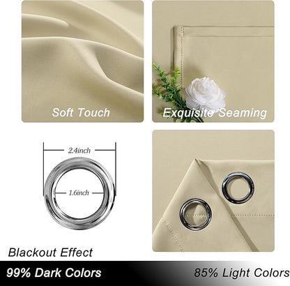 Hiasan Sliding Glass Door Blackout Curtains - Image 2