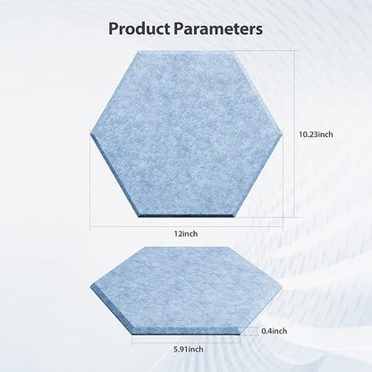 12 Pack Acoustic Panels Self Adhesive Sound Proof Foam, High Density Sound - Image 6