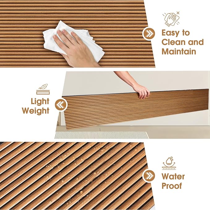PS Wall Panels for Interior Wall Decor, Covers 129.16 sq.ft, Lightweight Wall - Image 5