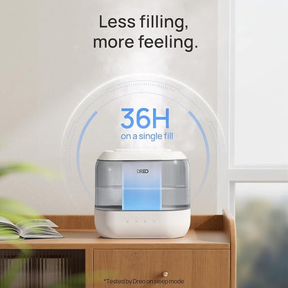 Dreo Humidifiers for Bedroom, 4L Top Fill for Large Room, 36H Runtime, 28 dB - Image 5