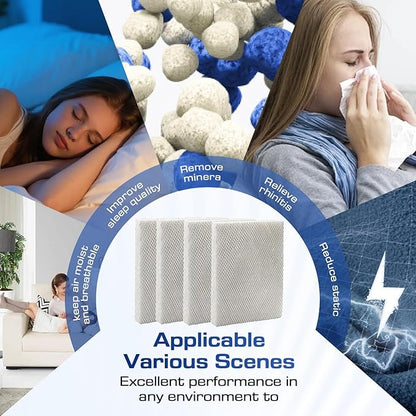 4 Pack 35 Water Panel Humidifier Filter Replacement 10" x 13" - Image 4