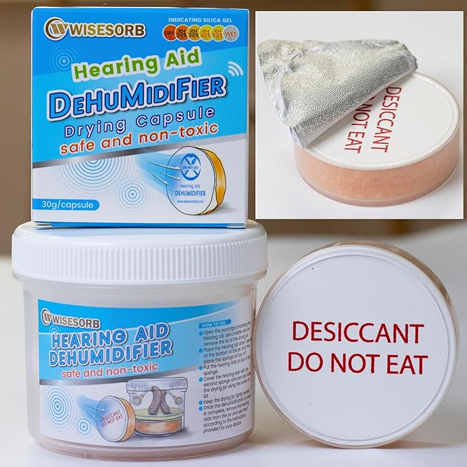 Hearing Aid Dryer, Hearing Aid Dehumidifier, Hearing Drying Jar and - Image 5