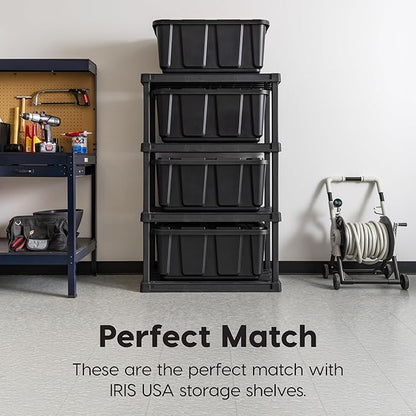 IRIS USA 4-Pack 27 Gallon Storage Bins - Image 6