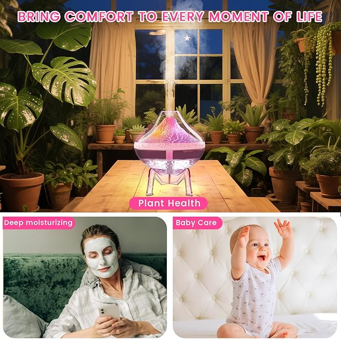 Humidifiers for Bedroom Cool Mist Ultrasonic Small Humidifier - Image 7