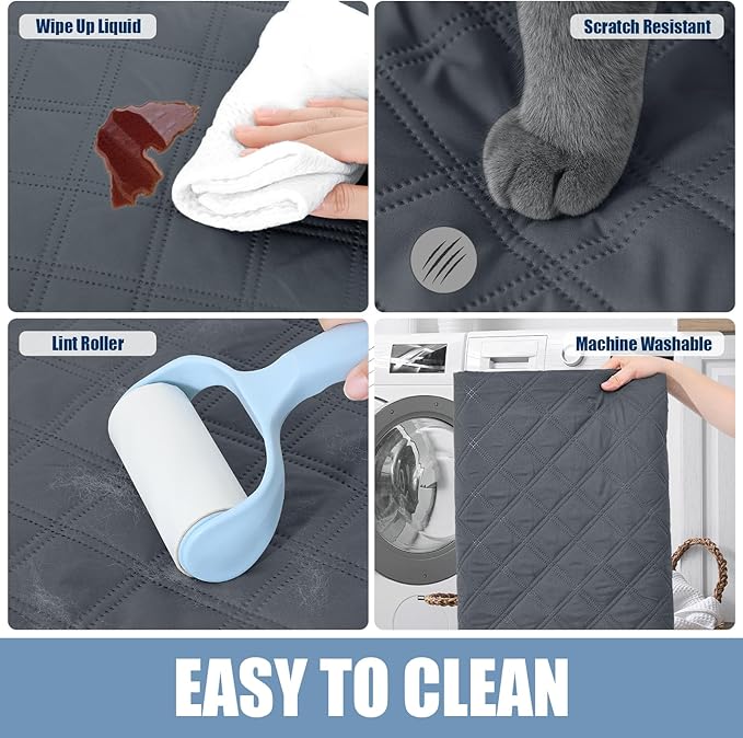 Smiry Waterproof Dog Bed Cover Pet Blanket, Soft Washable Dog Blanket - Image 5