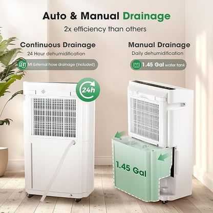 6, 500 Sq.Ft Dehumidifier for Basement - Image 3