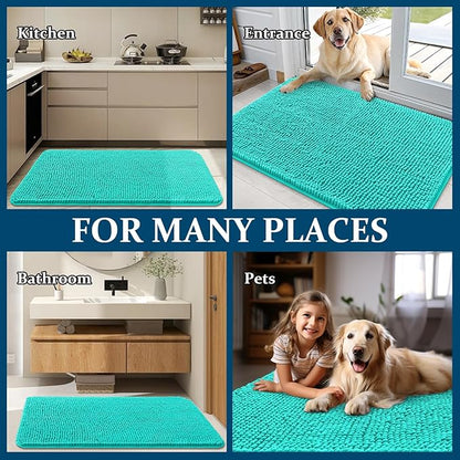 OLANLY Dog Door Mat for Muddy Paws 47x17, Absorbs Moisture and Dirt, Absorbent - Image 8