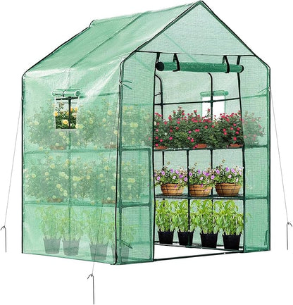 VIVOSUN 57x57x77 Inch Mini Walk in Green House by VIVOSUN