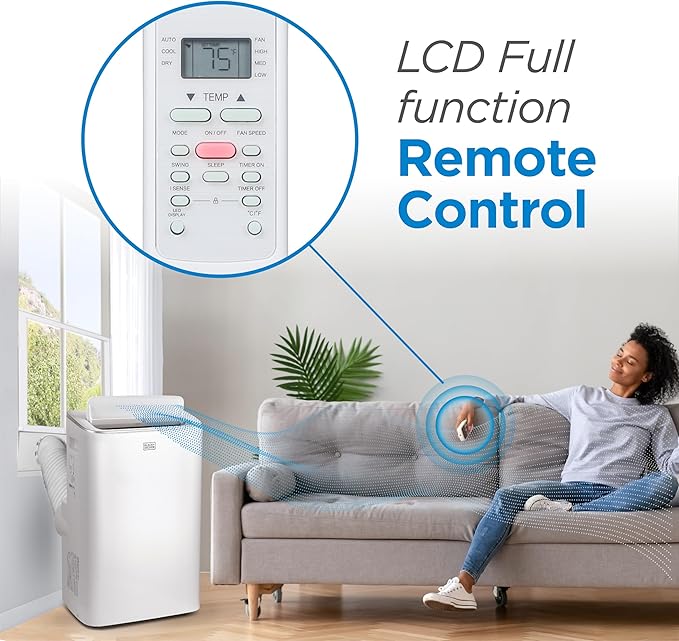 BLACK+DECKER Smart Portable Air Conditioner, 000 BTU, - Image 3