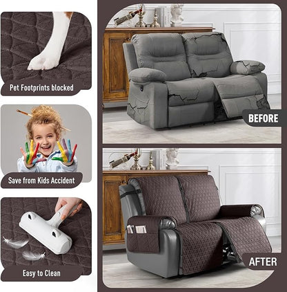 TAOCOCO 100% Waterproof Recliner Cover, Non-Slip Washable Reclining Couch Cover - Image 2