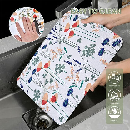Drawer and Shelf Liner for Kitchen Cabinets, Non Adhesive, Non Slip Drawer - Image 4