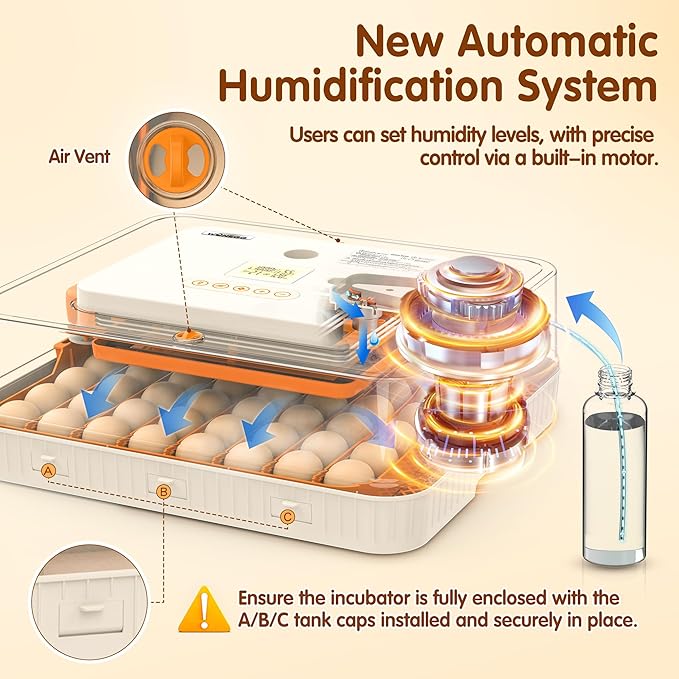 Incubator for Hatching Eggs, 56 Eggs Incubator - Image 4