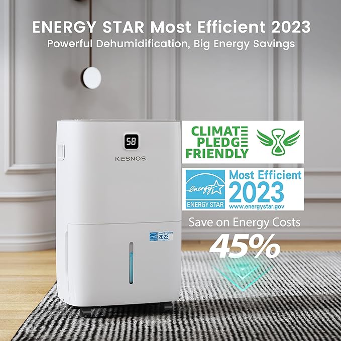 Kesnos 80 Pints Energy Star Dehumidifier - Image 3