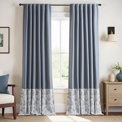jinchan Faux Linen Blackout Curtains 96 Inch Length - Image 6