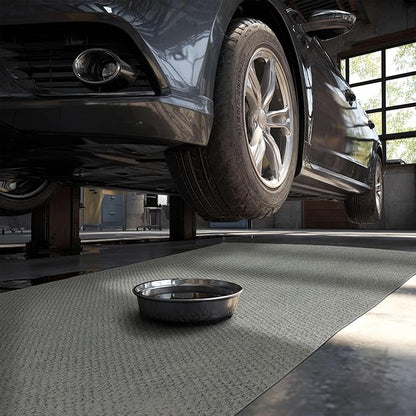 Mohawk Home Oil Spill Moisture Barrier Mat Utility Solid Gray 8' X 10' Other - Image 3
