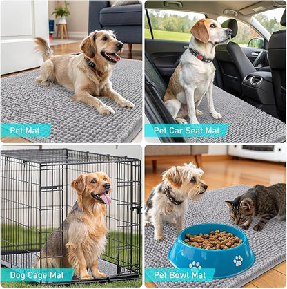 OLANLY Dog Door Mat for Muddy Paws 44x24, Absorbs Moisture and Dirt, Absorbent - Image 7