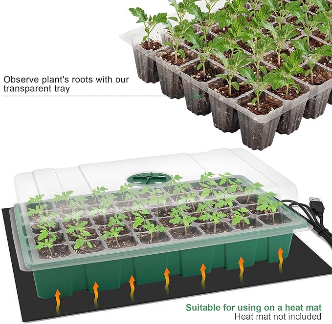 MIXC Seedling Trays Seed Starter Tray - Image 5