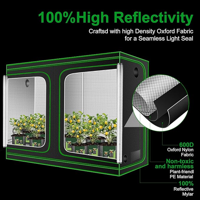MELONFARM 4x8 Grow Tent - Image 2