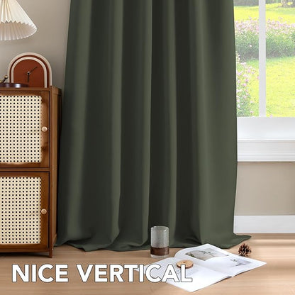 H.VERSAILTEX Blackout Curtains Thermal Insulated Window Treatment Panels Room - Image 8